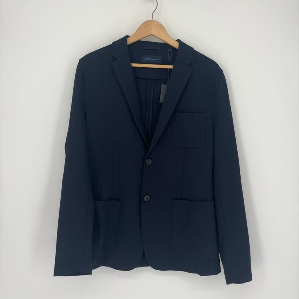Patrick Assaraf Deep Navy Blazer